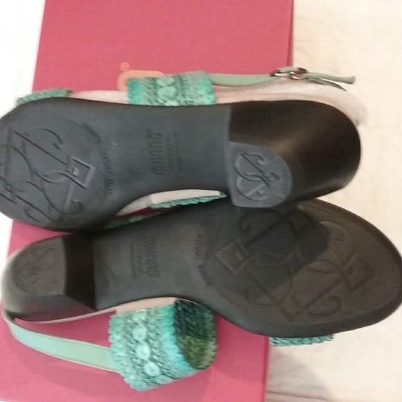 Munro American NIB Sandals, 7.5, turquoise - Picture 5 of 6
